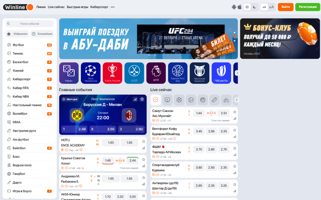 Коэффициенты Винлайн Коэффициенты Винлайн