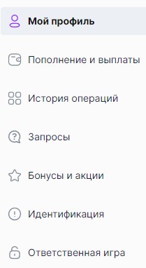 Обзор личного кабинета в приложении Pari на Iphone Обзор личного кабинета в приложении Pari на Iphone