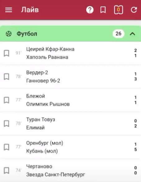 Прямые трансляции в приложении Tennisi на iOS Прямые трансляции в приложении Tennisi на iOS
