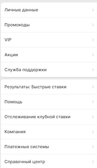 Личный кабинет в мобильной версии Лига Ставок Личный кабинет в мобильной версии Лига Ставок