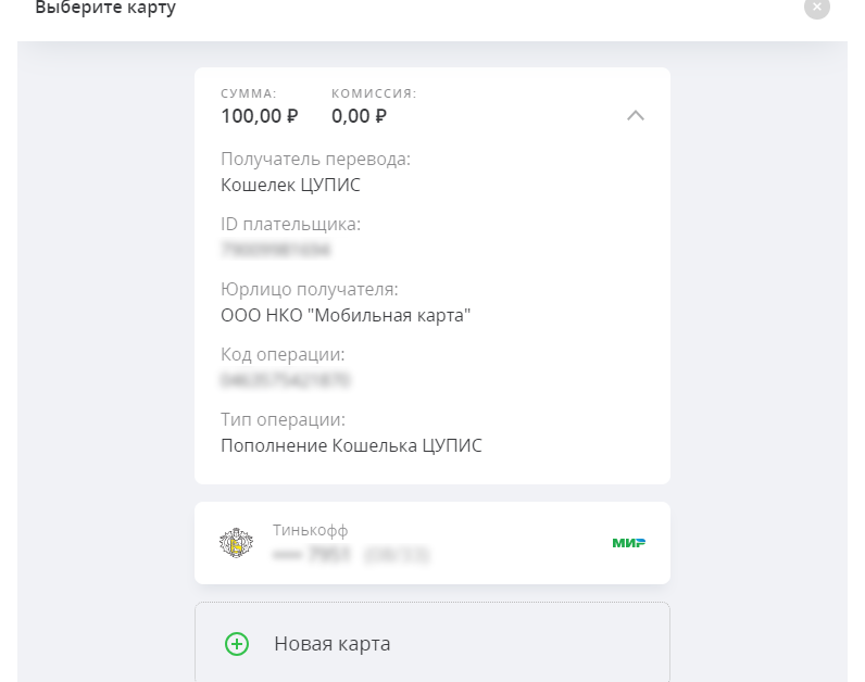 Пополнение счета в ЦУПИС через банковскую карту на сайте Пополнение счета в ЦУПИС через банковскую карту на сайте
