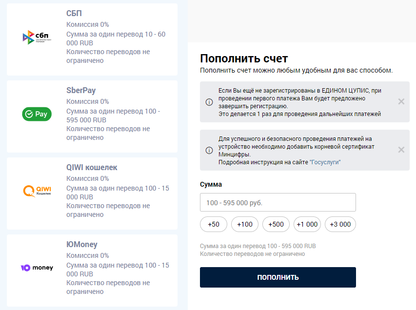 Пополнение счета у букмекера Зенит через платежные системы SberPay и СБП Пополнение счета у букмекера Зенит через платежные системы SberPay и СБП