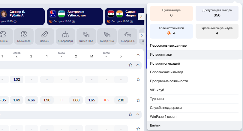 Как продать ставку в БК Винлайн Как продать ставку в БК Винлайн