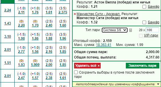 Как поставить систему ставок Как поставить систему ставок