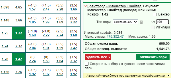 Как рассчитать систему ставок 4 из 5 Как рассчитать систему ставок 4 из 5