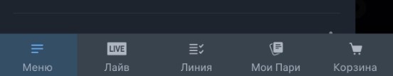 Обзор меню в мобильной версии сайта Baltbet Обзор меню в мобильной версии сайта Baltbet