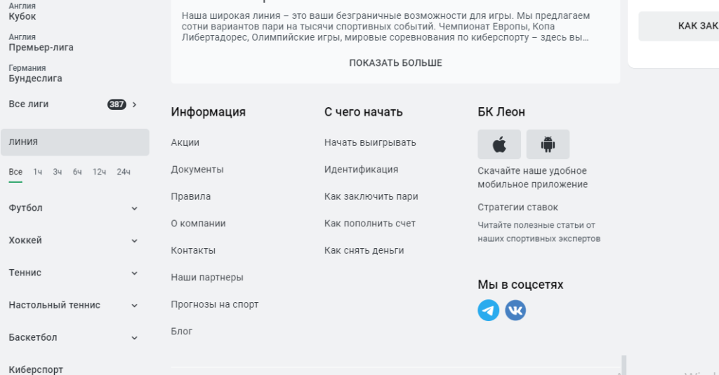 Возврат ставки в букмекерской конторе Leon Возврат ставки в букмекерской конторе Leon